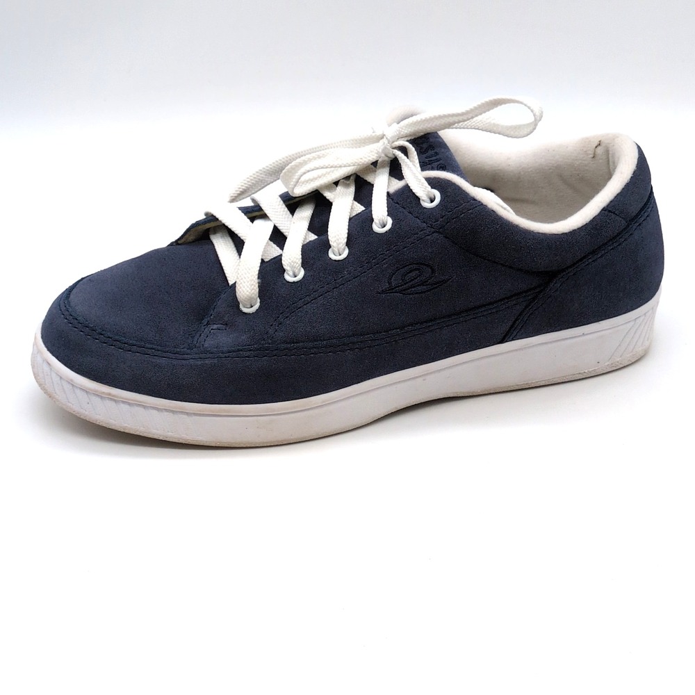 Easy Spirit Shoes Womens Blue 8 Wide Walking Sneakers Soft Comfort Lace Up
